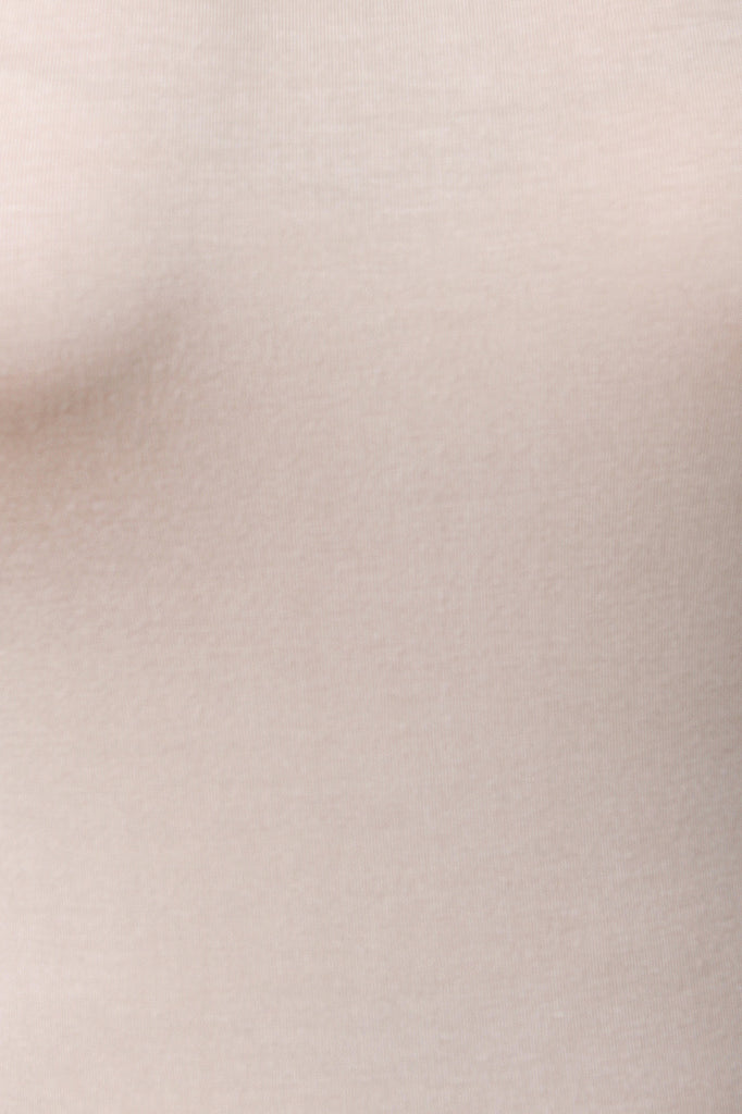 Jersey Knit Mock Neck Long Sleeves Jumpsuit