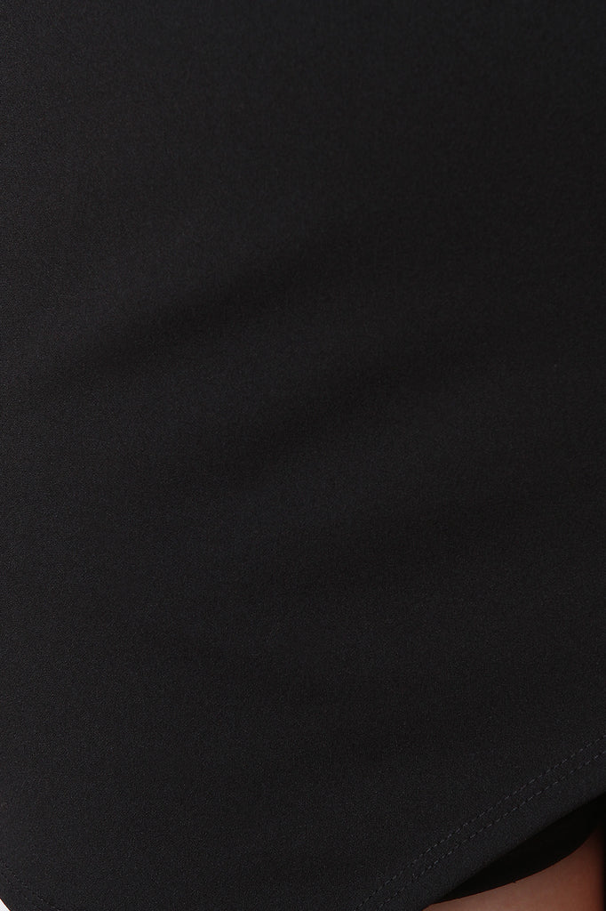 Asymmetrical Overlap High Waisted Shorts