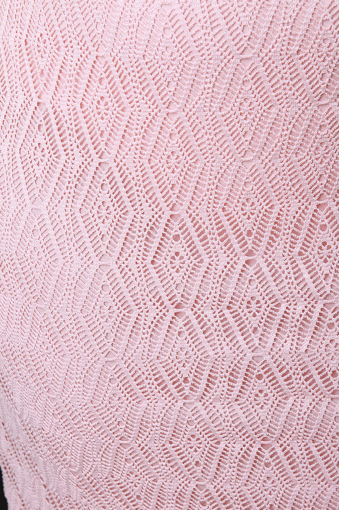 Crochet Side Slit Maxi Skirt