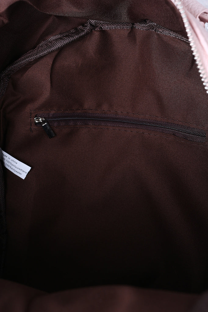 Textured Camouflage Studded Backpack