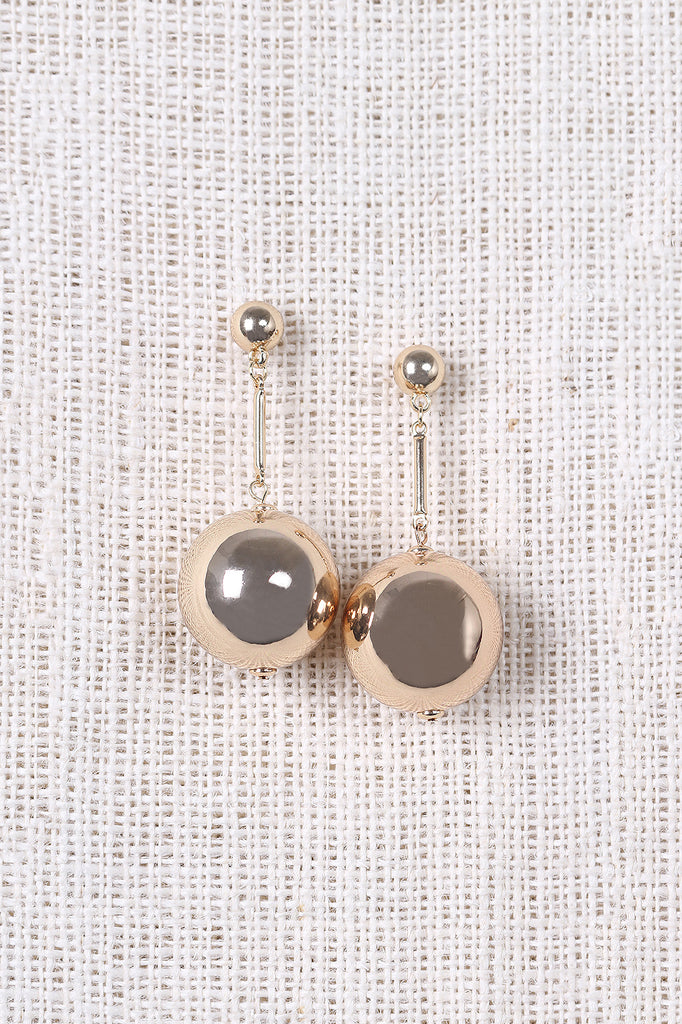 Large Ball Drop Earring