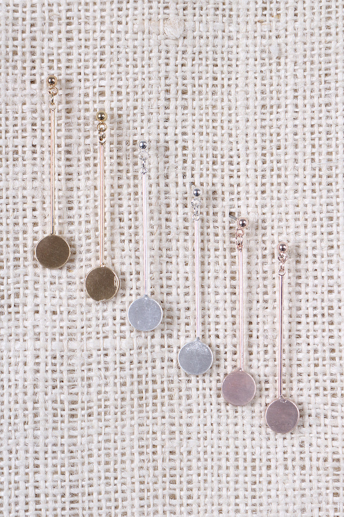 Pendulum Drop Earring Set