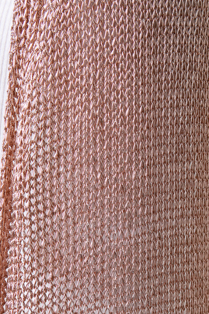 Metallic Knit Duster Cardigan