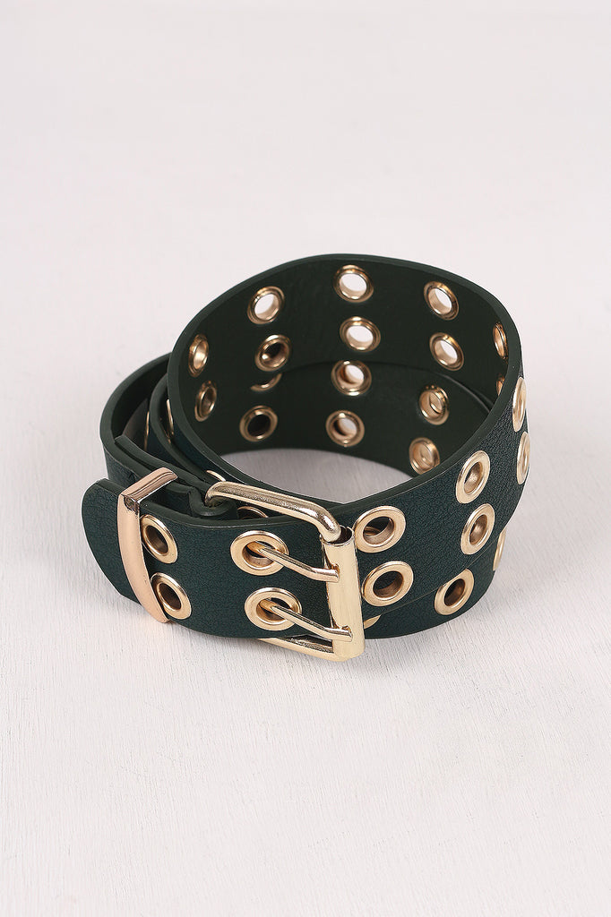 Double Row Eyelet Belt