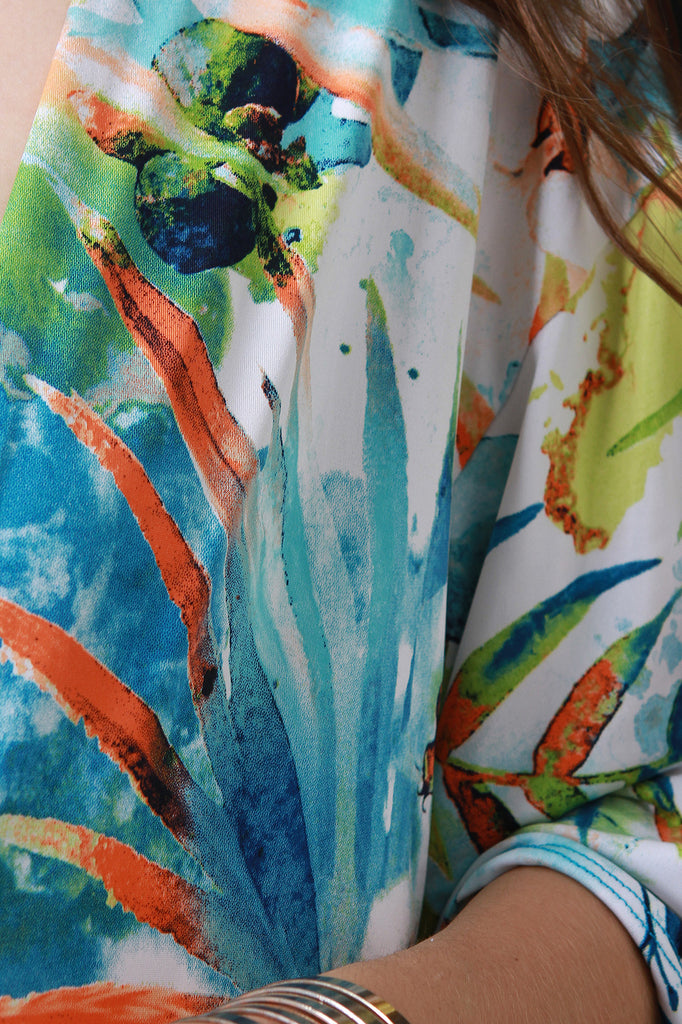 Monstera Leafy Cardigan Cover-Up