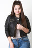 Edgy Leather Moto Jacket