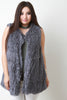 Open Front Shearling Vest