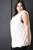 Open Front Shearling Vest