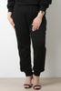 Jersey Side Zipper Trim Jogger Pants