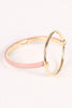 Circular Accent Hinge Bangle Bracelet