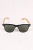 Wayfarer Faux Wooden Arms Sunglasses