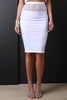 High Waisted Fishnet Mesh Midi Skirt