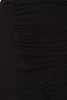 High Waisted Asymmetrical Cinched Midi Skirt