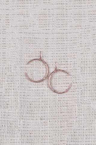 Textured Crescent Earrings