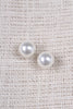 Oversized Faux Pearls Stud Earrings