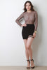 Cut Out O-Ring Accent Mini Skirt