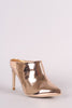 Patent Pointy Toe Stiletto Mule Heel