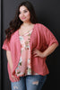 Chiffon Open Front Cardigan