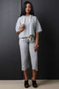 Asymmetrical Capri Pants