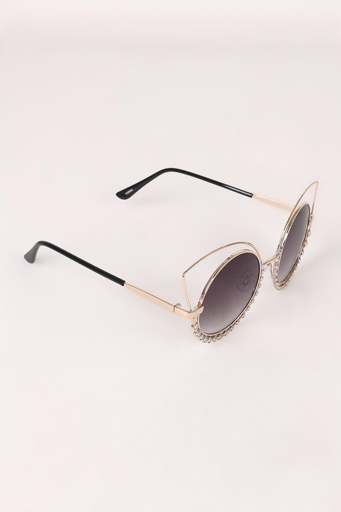 Round Gold Frame Wire Sunglasses - Bermuda | EarthShadeSunglasses.com