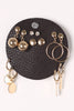 Rhinestone Sphere Dangle Earring Set