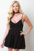 Ruched Waist Strappy Back Sleeveless Romper