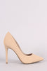 Anne Michelle Nubuck Pointy Toe Pump