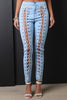 Lace-Up Skinny Denim Jeans