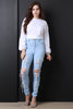Trifecta Lace-Up Denim Jeans