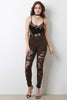 Sleevelss Floral Lace Bodysuit