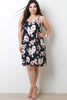 Hibiscus V-Neck Trapeze Dress
