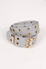 Double Row Eyelet Belt