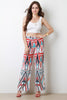 Geo Pattern High Waisted Palazzo Pants