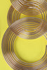 Interlocking Circular Drop Earrings